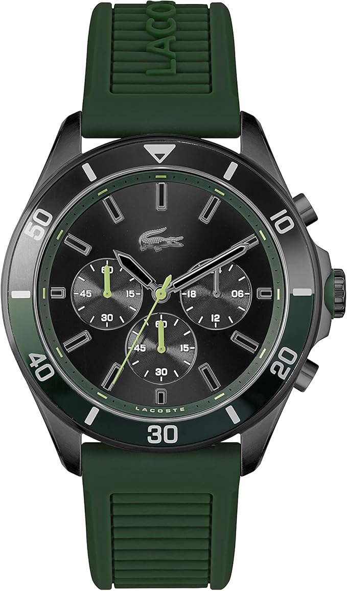 Lacoste Tiebreaker Chronograph Gents Rubber Watch 2011153