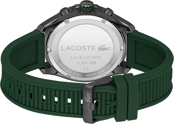 Lacoste Tiebreaker Chronograph Gents Rubber Watch 2011153