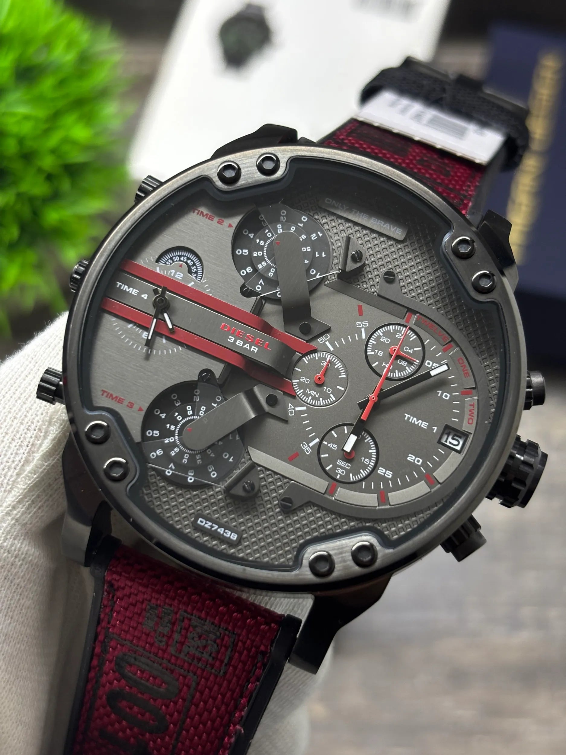 Diesel Mr. Daddy 2.0 Black IP Chronograph Men's Watch DZ7438