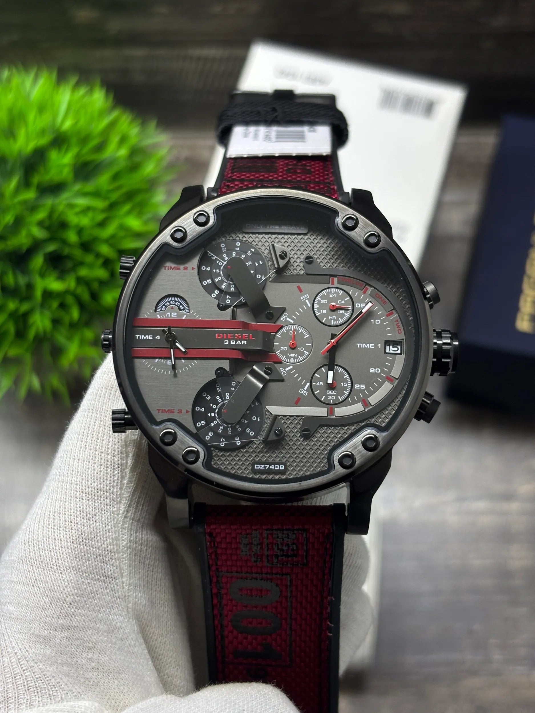 Diesel Mr. Daddy 2.0 Black IP Chronograph Men's Watch DZ7438