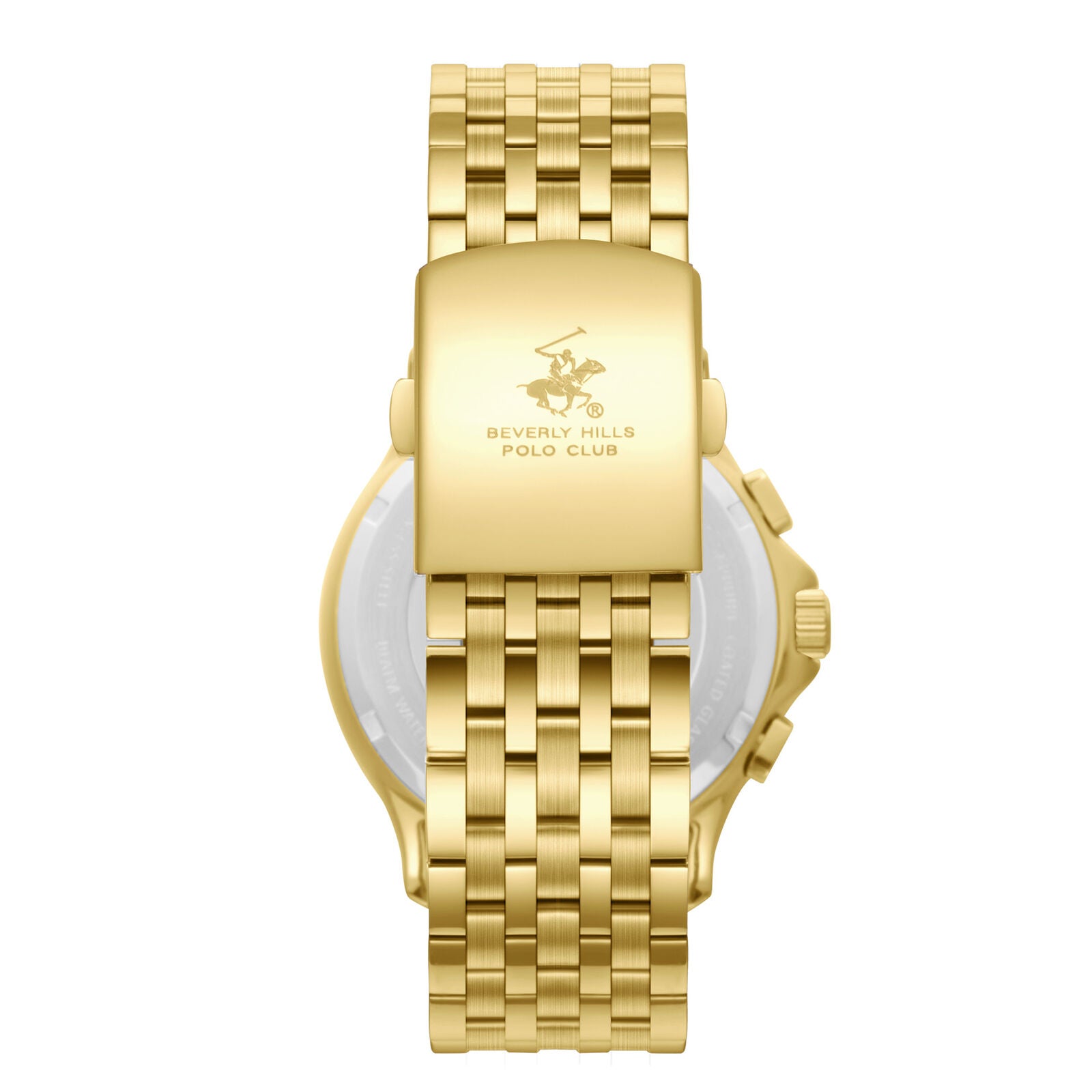 Beverly Hills Polo Club Gold Stainless Steel Watch BP3852X.170