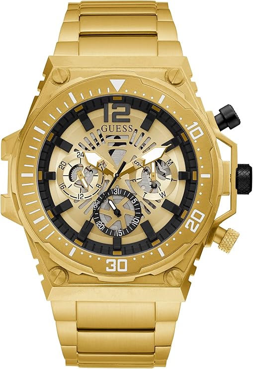 Guess Classic Gold-tone Dial Men's Watch GW0324G2