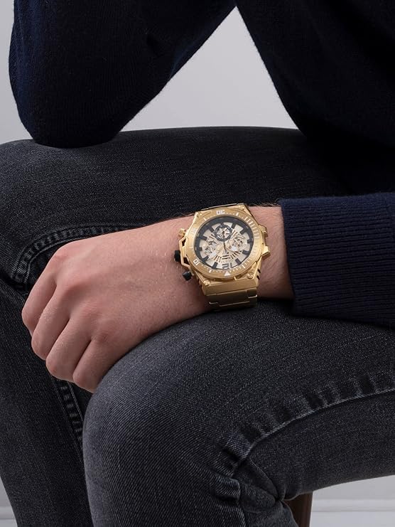 Guess Classic Gold-tone Dial Men's Watch GW0324G2