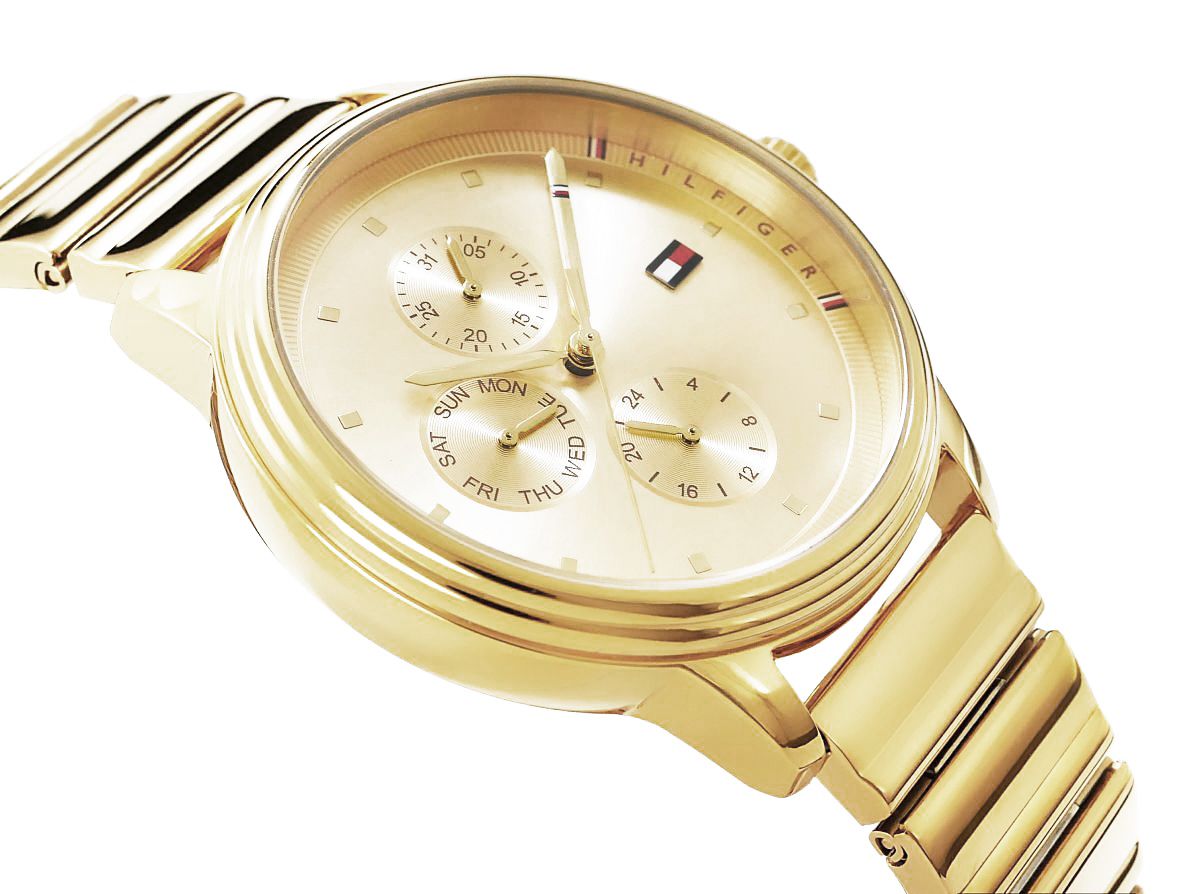 Tommy Hilfiger Champagne Dial All Gold Ladies Watch 1781905