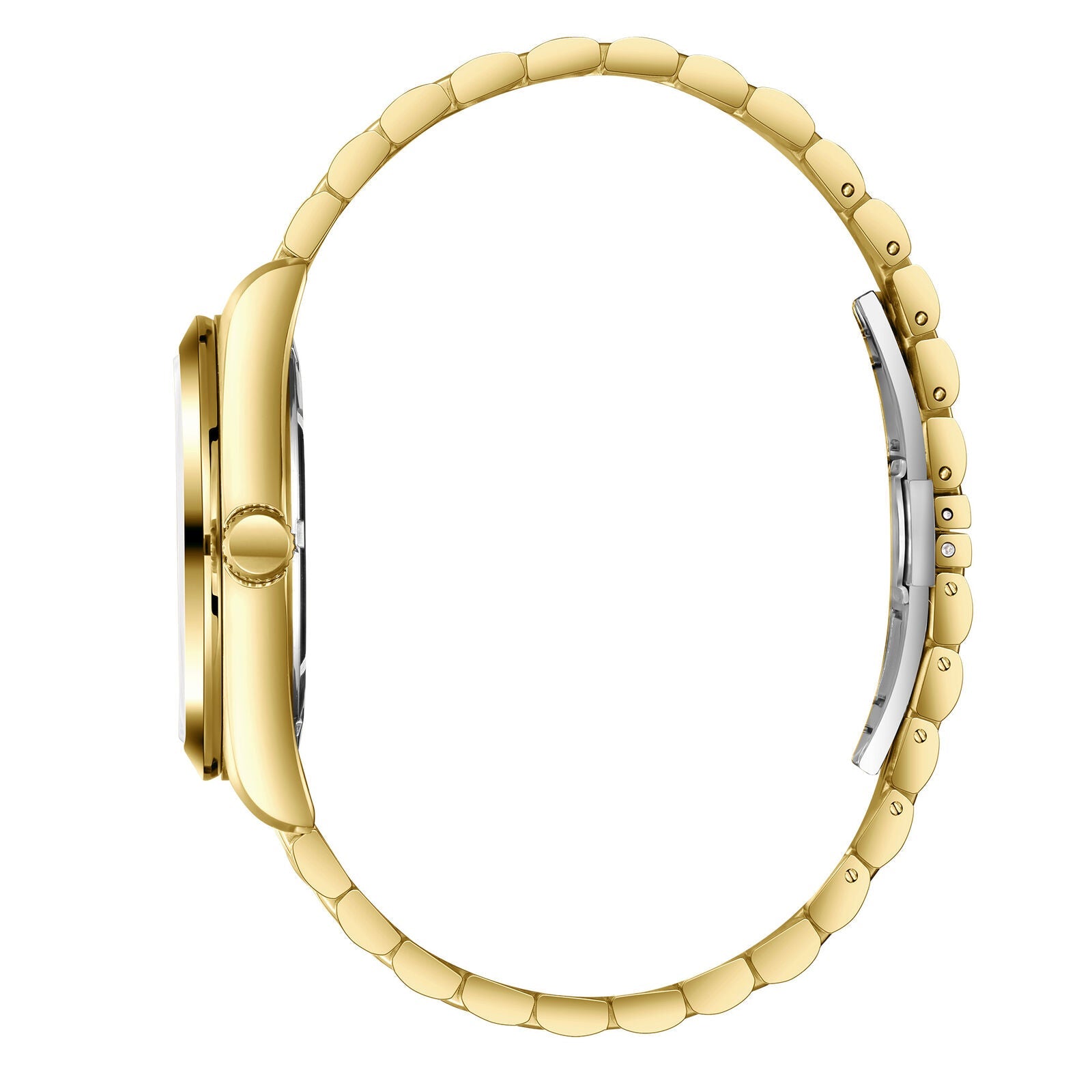 Slazenger Classic Day Date Window White Dial Gold Watch - SL.9.2579.1.130