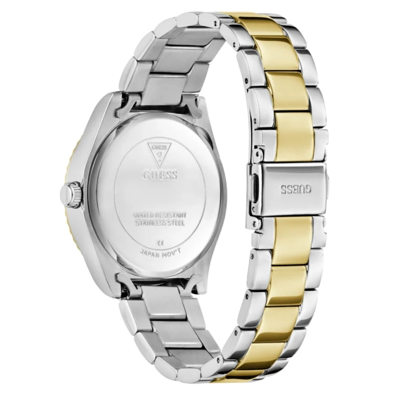 GUESS Brass Dial & Stainless Steel Bracelet Style Straps Analog Women Watch - GW0735L2