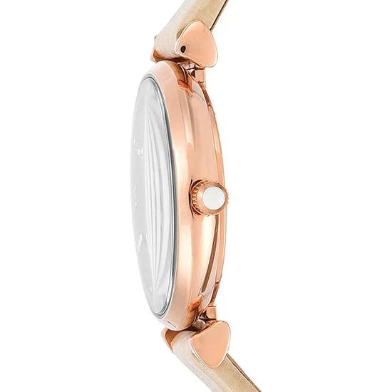 Emporio Armani Retro Warm Grey Dial Ladies Watch AR1681