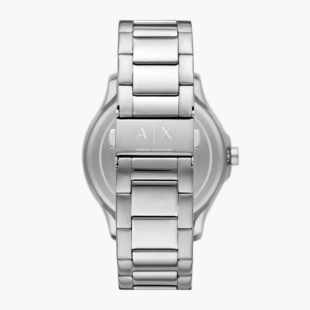 Armani Exchange Classic Hampton Date Silver Watch - AX2451