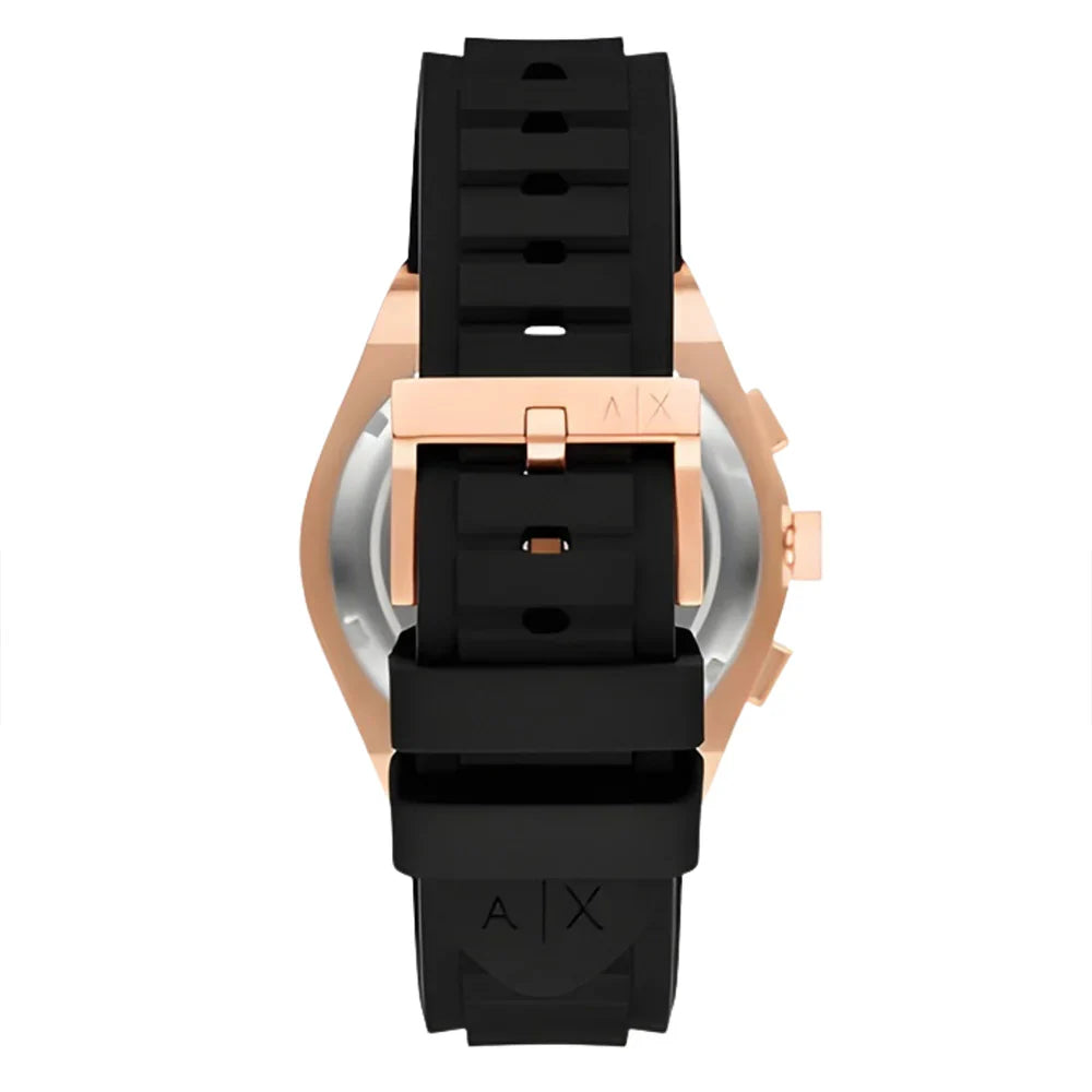 Armani Exchange Sync Black Silicone Men's Watch AX4190