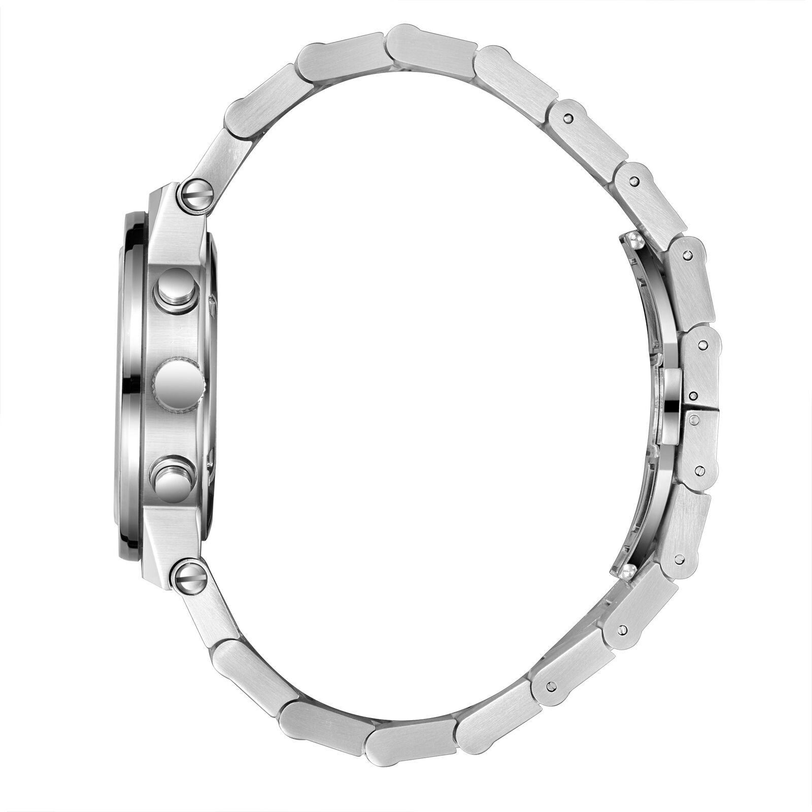 Beverly Hills Polo Club Dual Time Multifunction Silver Date Watch BP3871X.390