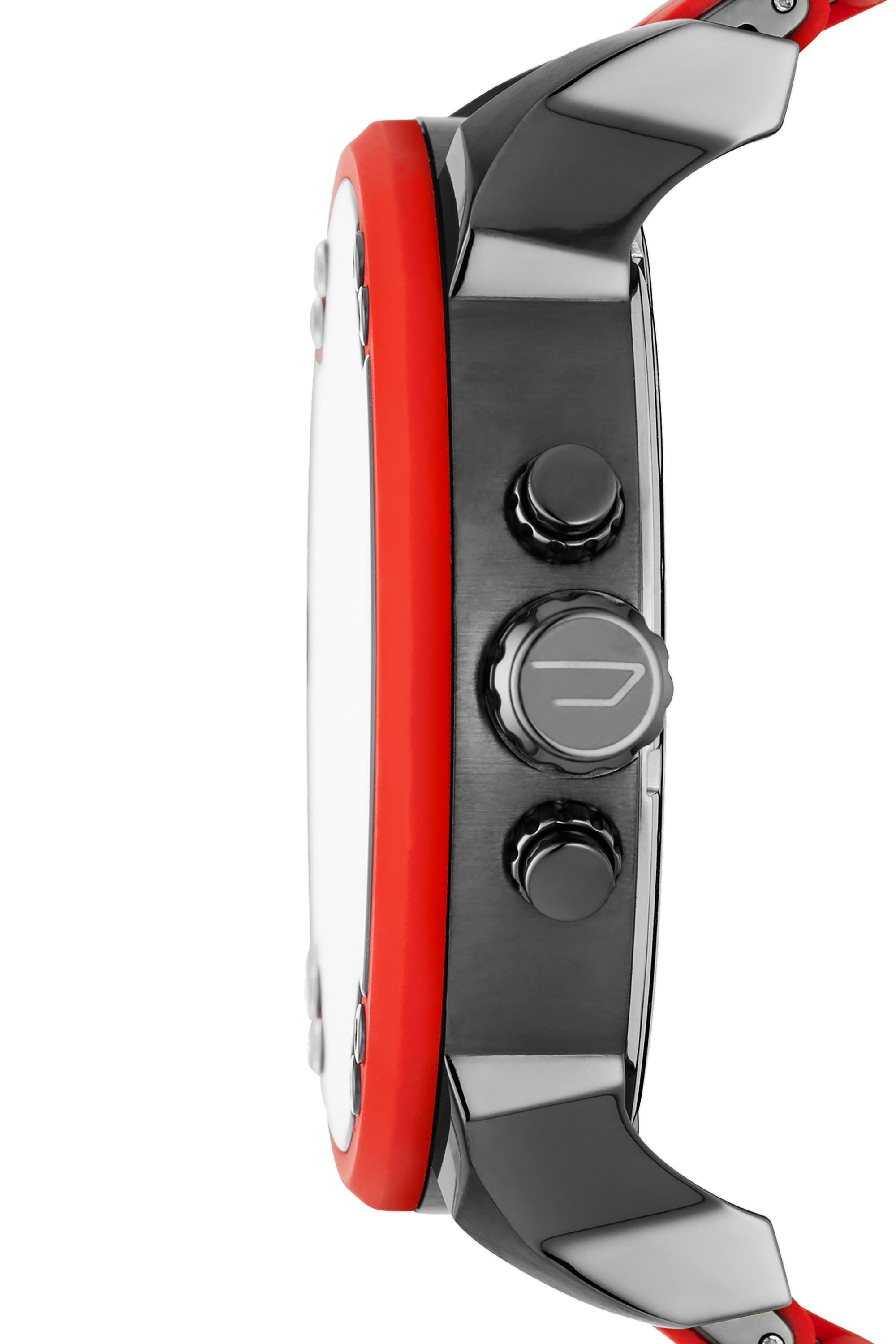 Diesel Mr. Daddy 2.0 Gunmetal Dial All Red Chronograph Men's Watch DZ7370