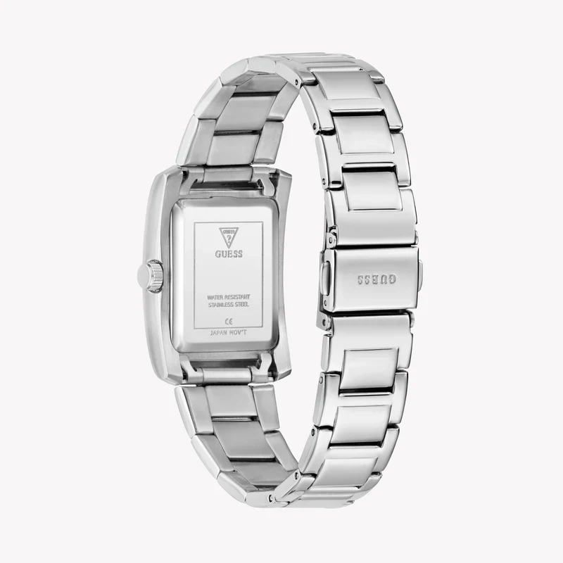 GUESS Ladies Silver Tone Analog Watch - GW0876L1
