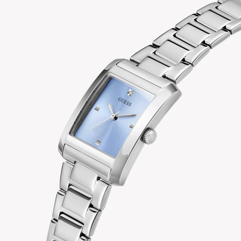 GUESS Ladies Silver Tone Analog Watch - GW0876L1