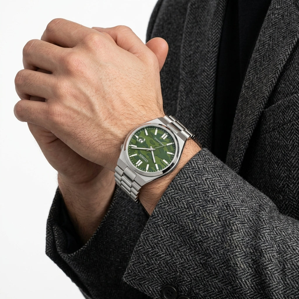 Citizen Tsuyosa Automatic 40mm Green Dial Stainless Steel Men’s Watch – NJ0159-86X
