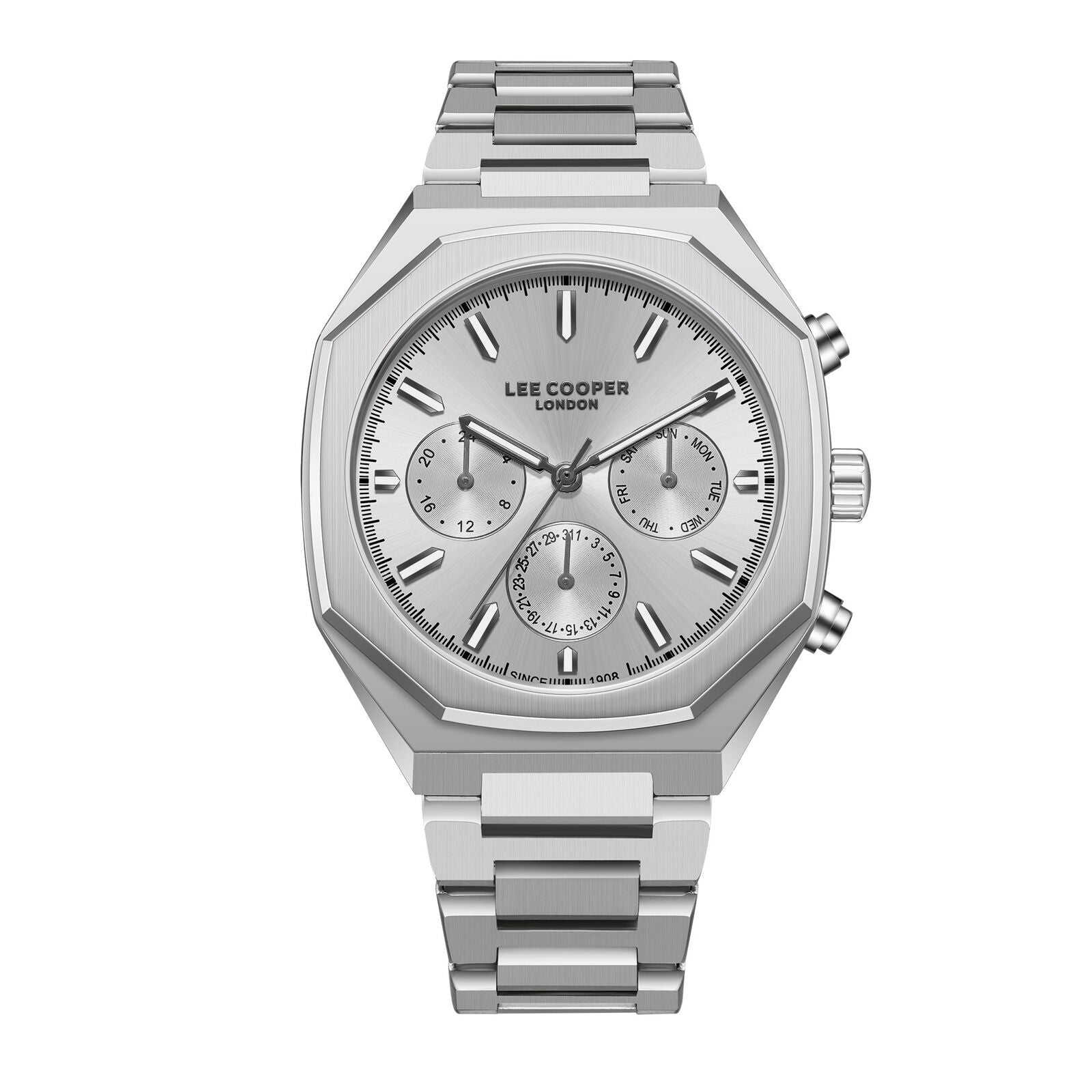 Lee Cooper Malo Multifunction All Silver Watch - LC08045.331
