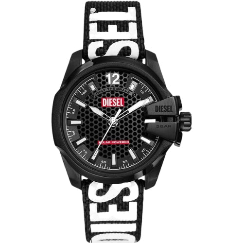 DIESEL MS9 Analog-Digital Black Nylon Men's Watch DZ1961