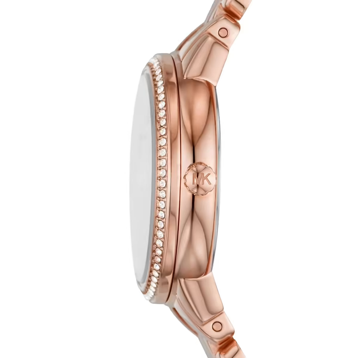 Michael Kors Women's Rose Gold Watch White Dial - MK1039