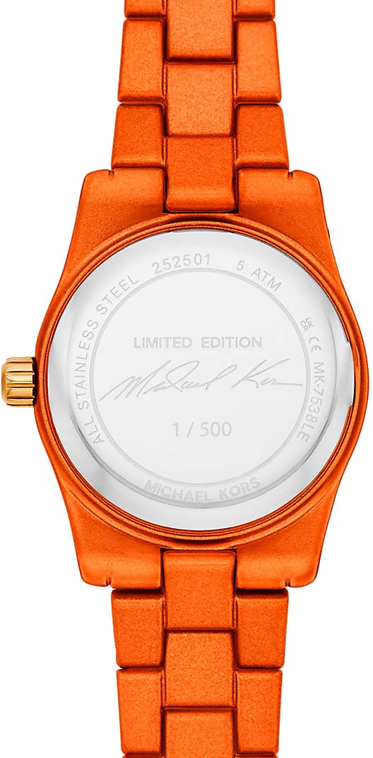 Michael Kors Lexington Orange-Tone Women's Watch - MK7538LE