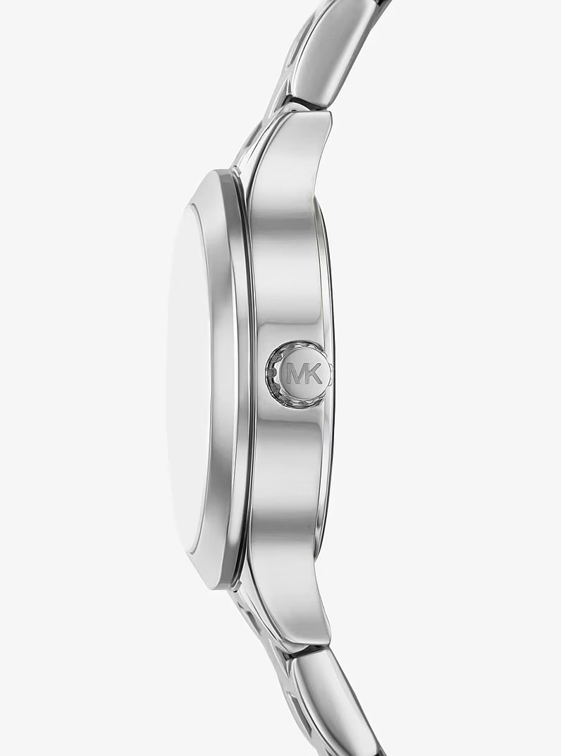 Michael Kors Petite Aspyn Pavé Silver-Tone Watch - MKO1088