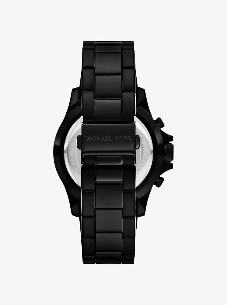 Michael Kors Oversized Everest Black-Tone Watch in RED CLAY - MKO1158