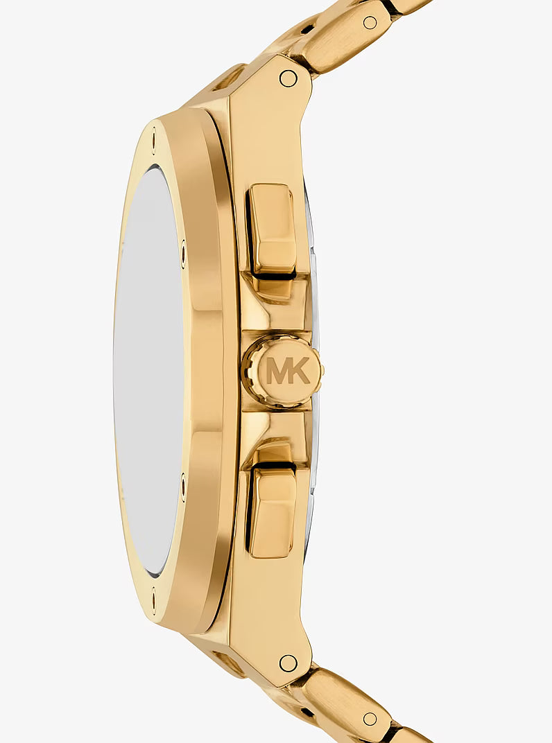 Michael Kors Oversized Lennox Gold-Tone Watch - MKO1236