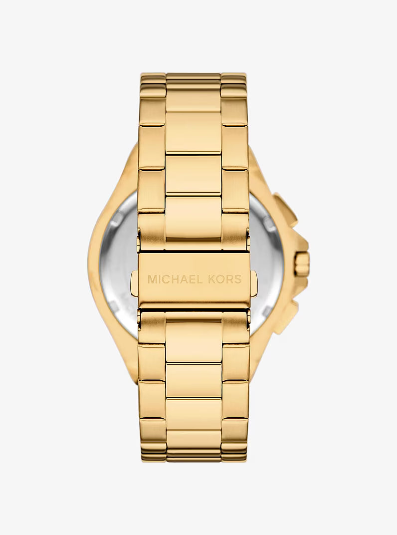 Michael Kors Oversized Lennox Gold-Tone Watch - MKO1236