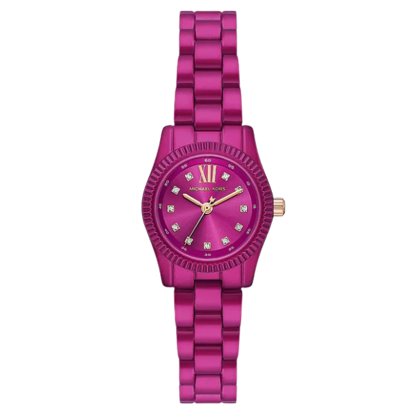 Michael Kors Lexington Pink Quartz Stainless Steel Women's Watch - MK4915LE