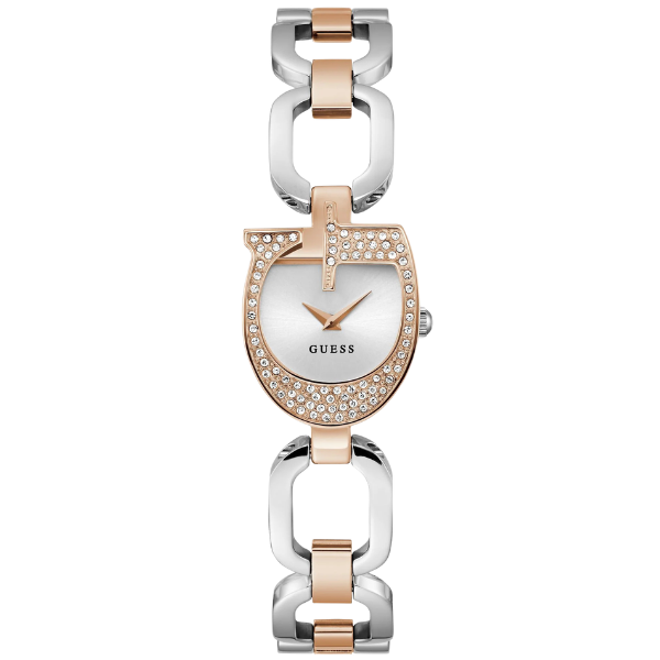GUESS Bejeweled 22 mm Silver Dial Analog Women Watch - GW0683L5