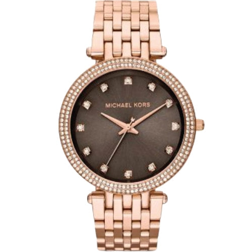 Michael Kors Darci Brown Dial Rose Gold Women's Watch - MK3217