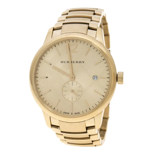 Burberry The Classic Stainless Steel Gold Dial Men's Watch BU10006