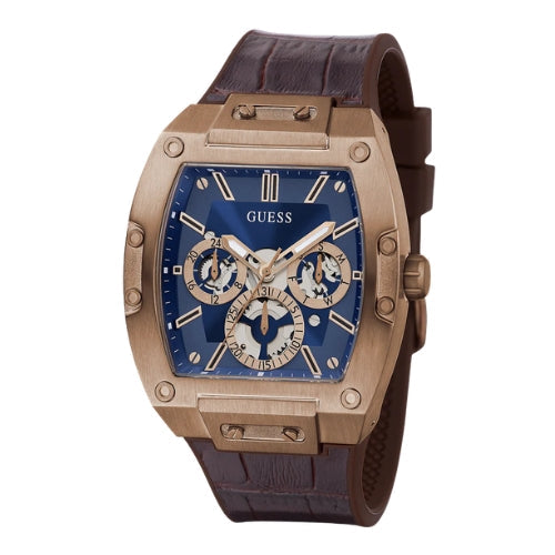 Guess Phoenix Brown Leather Men's Watch GW0202G2