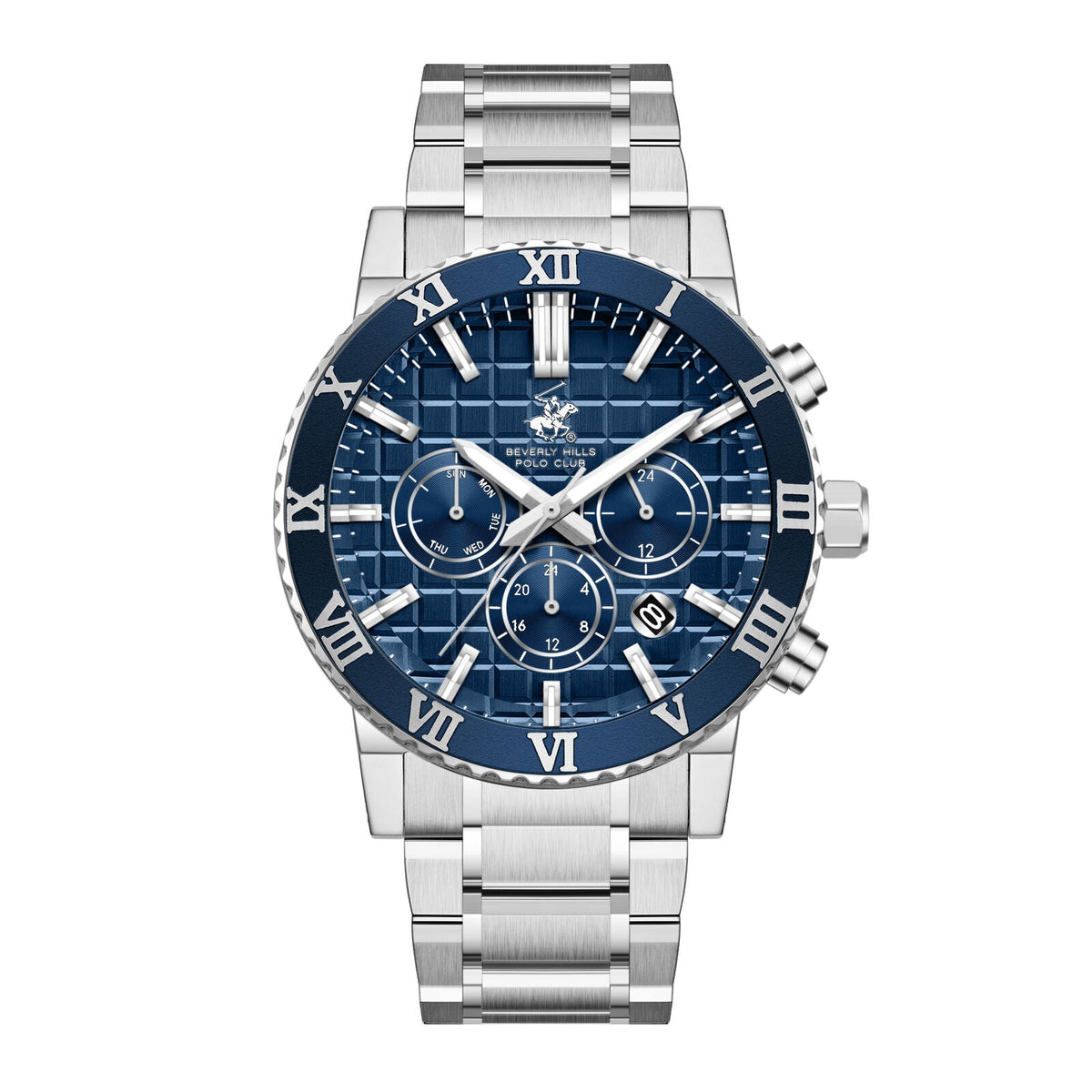Beverly Hills Polo Club Silver Men's Watch BP3869X.390 BP3869X.390 - Image 1
