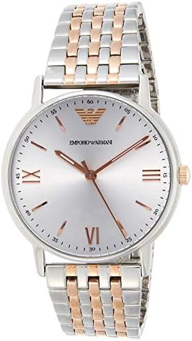 Emporio Armani Quartz Silver Dial Stainless Steel Men's Watch - AR11093