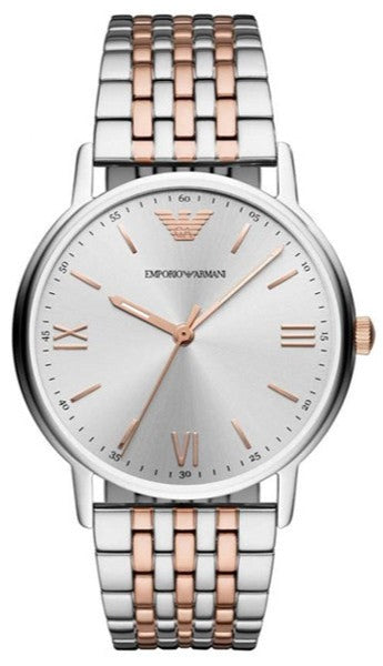 Emporio Armani Quartz Silver Dial Stainless Steel Men's Watch - AR11093
