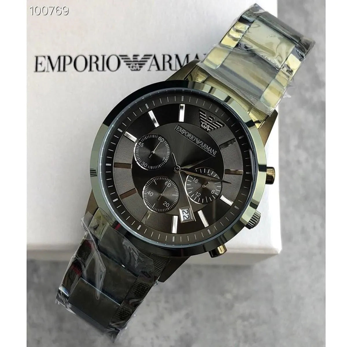 Emporio Armani AR11117 watch with original Emporio Armani packaging and box