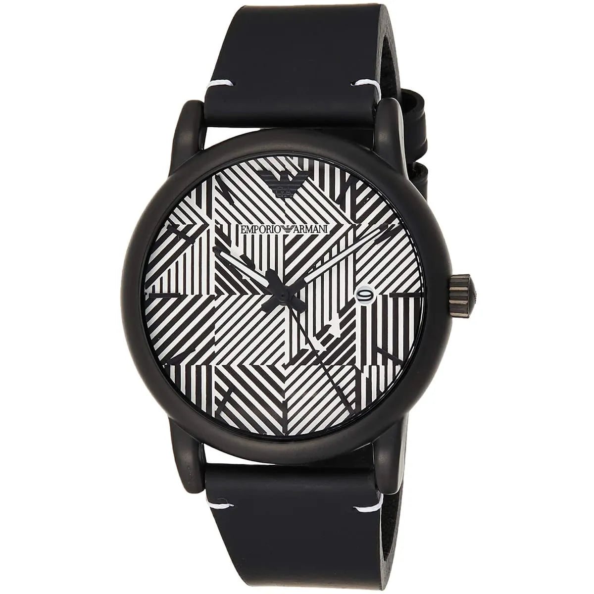 Emporio Armani Luigi Slim Black Men's Watch - AR11136