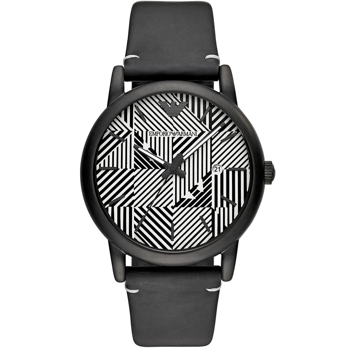 Emporio Armani Luigi Slim Black Men's Watch - AR11136