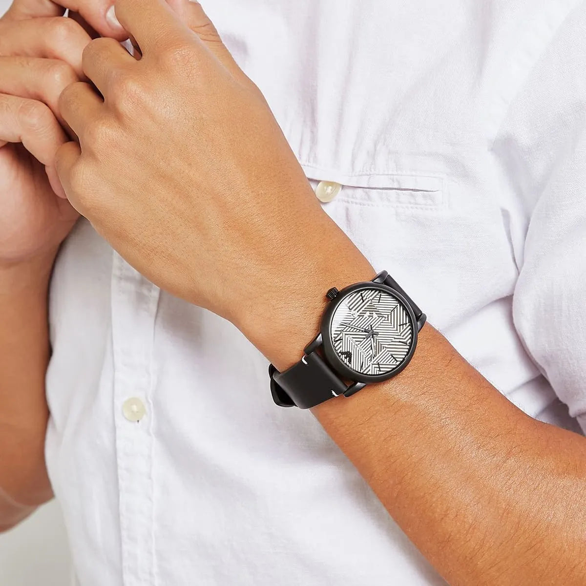 Emporio Armani Luigi Slim Black Men's Watch - AR11136