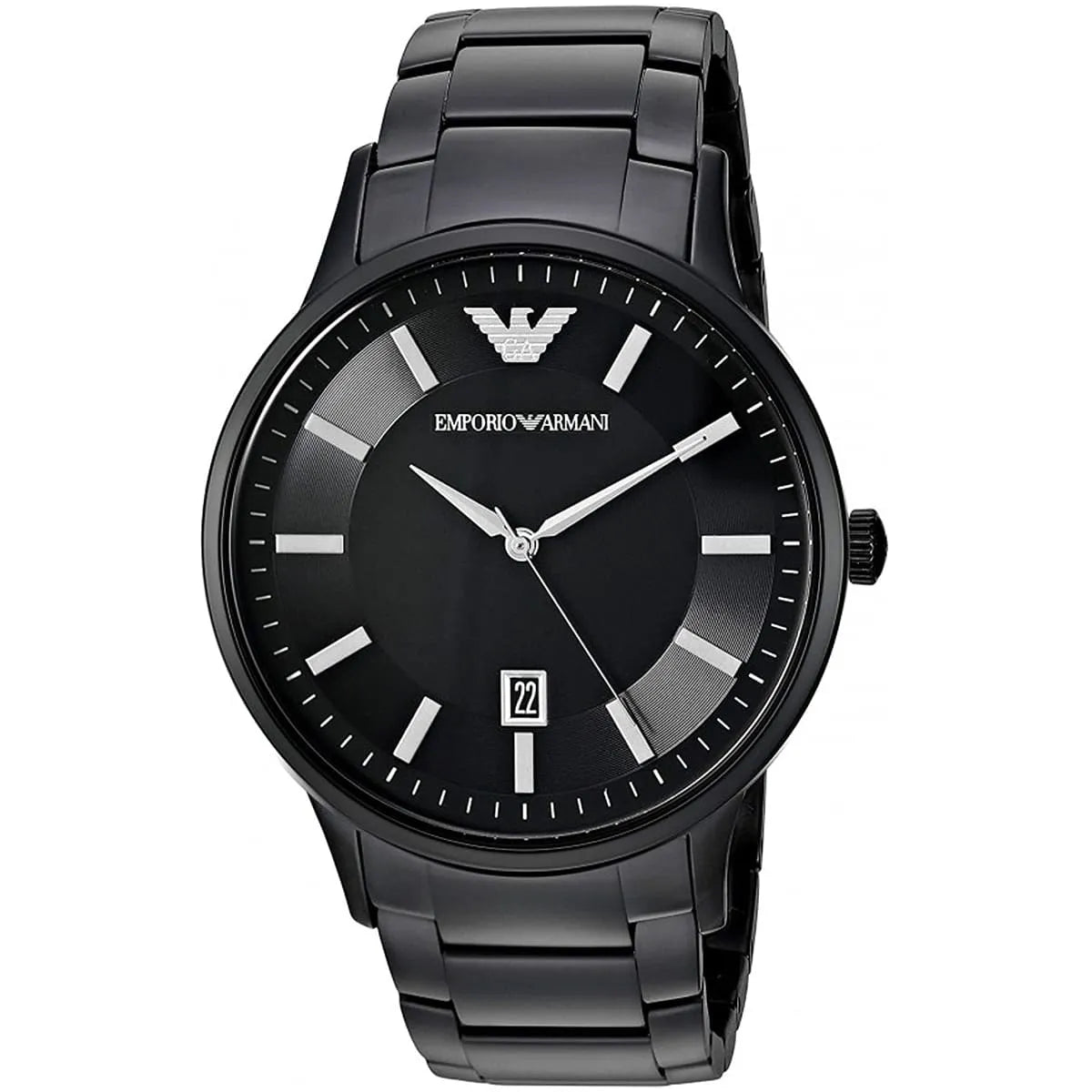 Emporio Armani Renato Quartz Black Dial Men's Watch - AR11184