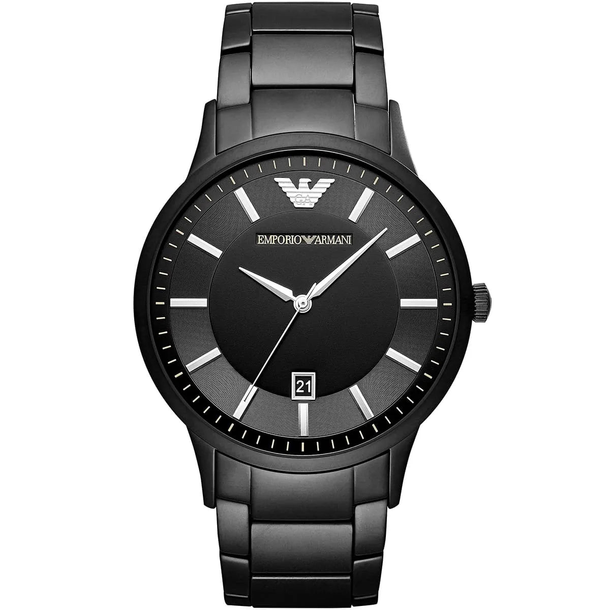 Emporio Armani Renato Quartz Black Dial Men's Watch - AR11184