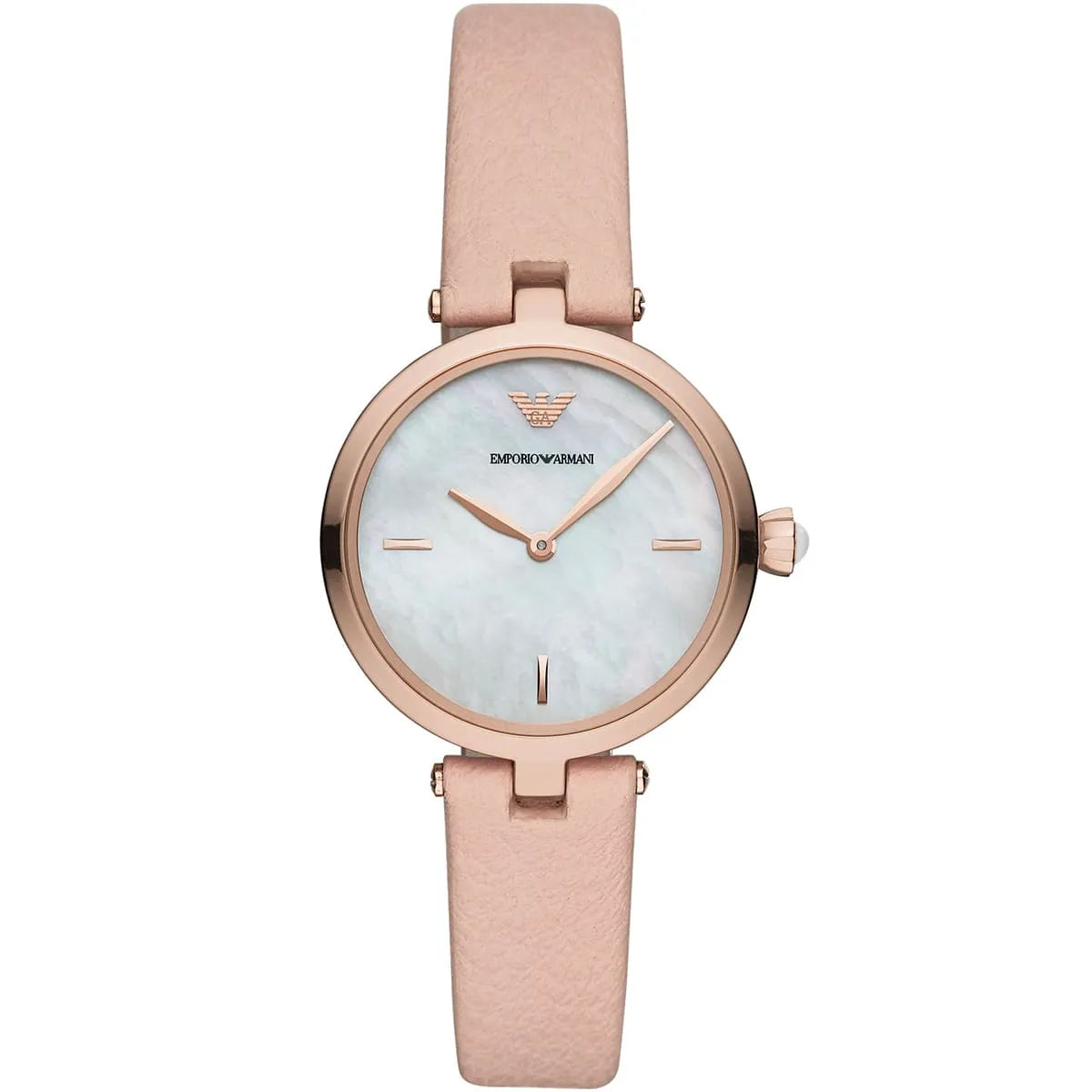 Emporio Armani Arianna Nude-Pink Leather Women's Watch AR11199