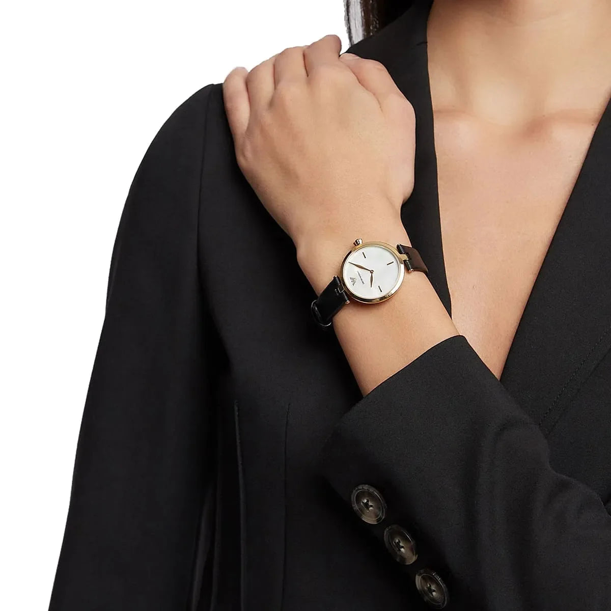 Emporio Armani Arianna Quartz White MOP Dial Ladies Watch AR11200