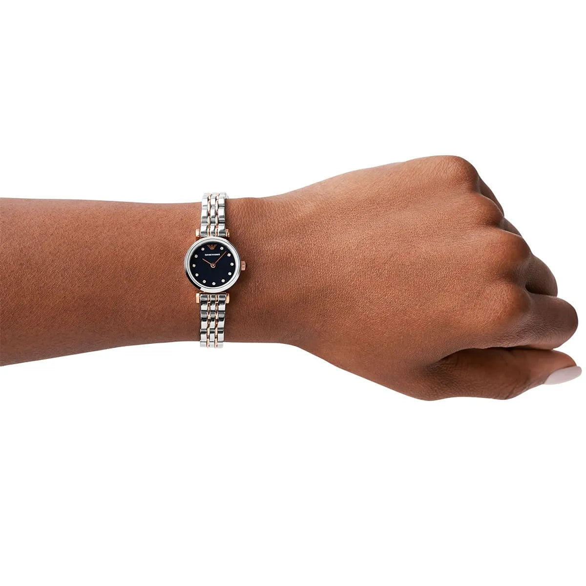 Emporio Armani Quartz Crystal Blue Dial Ladies Watch AR11222