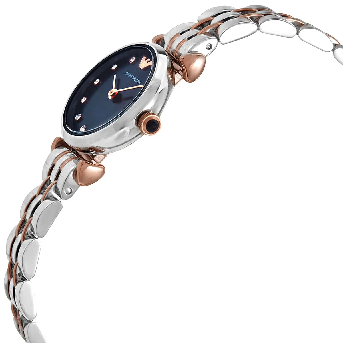 Emporio Armani Quartz Crystal Blue Dial Ladies Watch AR11222