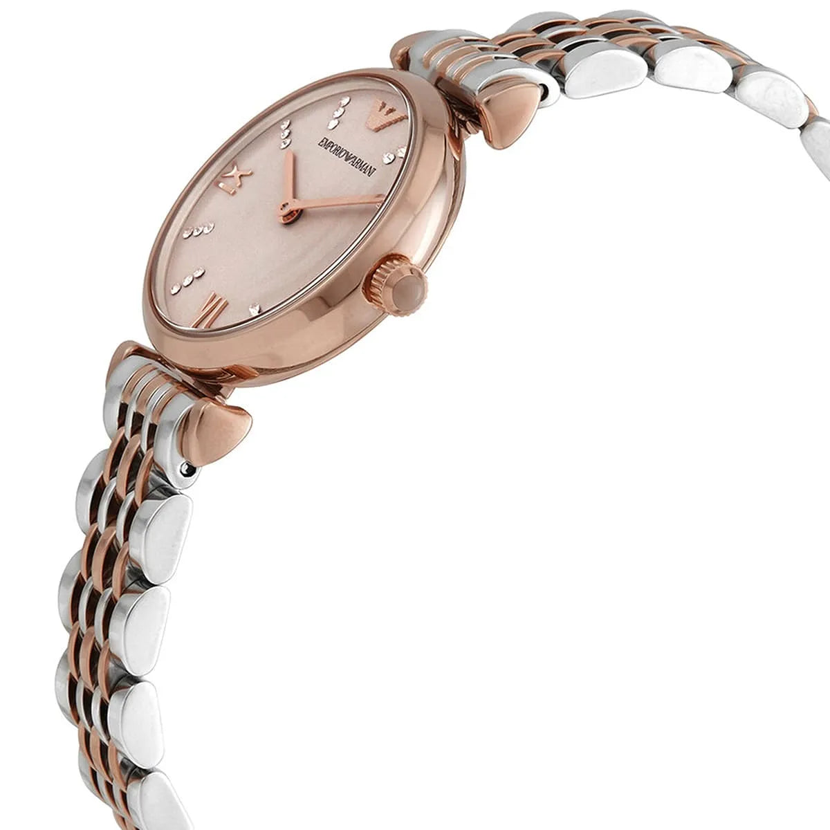 Emporio Armani Quartz Two-Hand Two-Tone Ladies Watch AR11223
