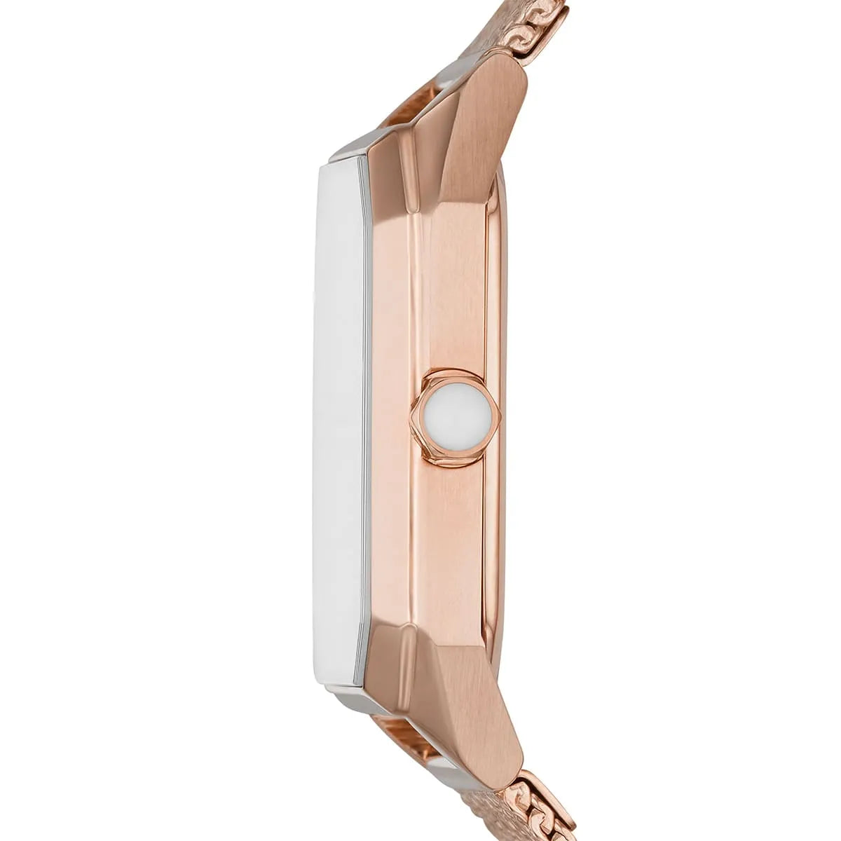 Emporio Armani Joy Quartz Rose Gold Dial Rose Gold Mesh Bracelet Watch AR11347