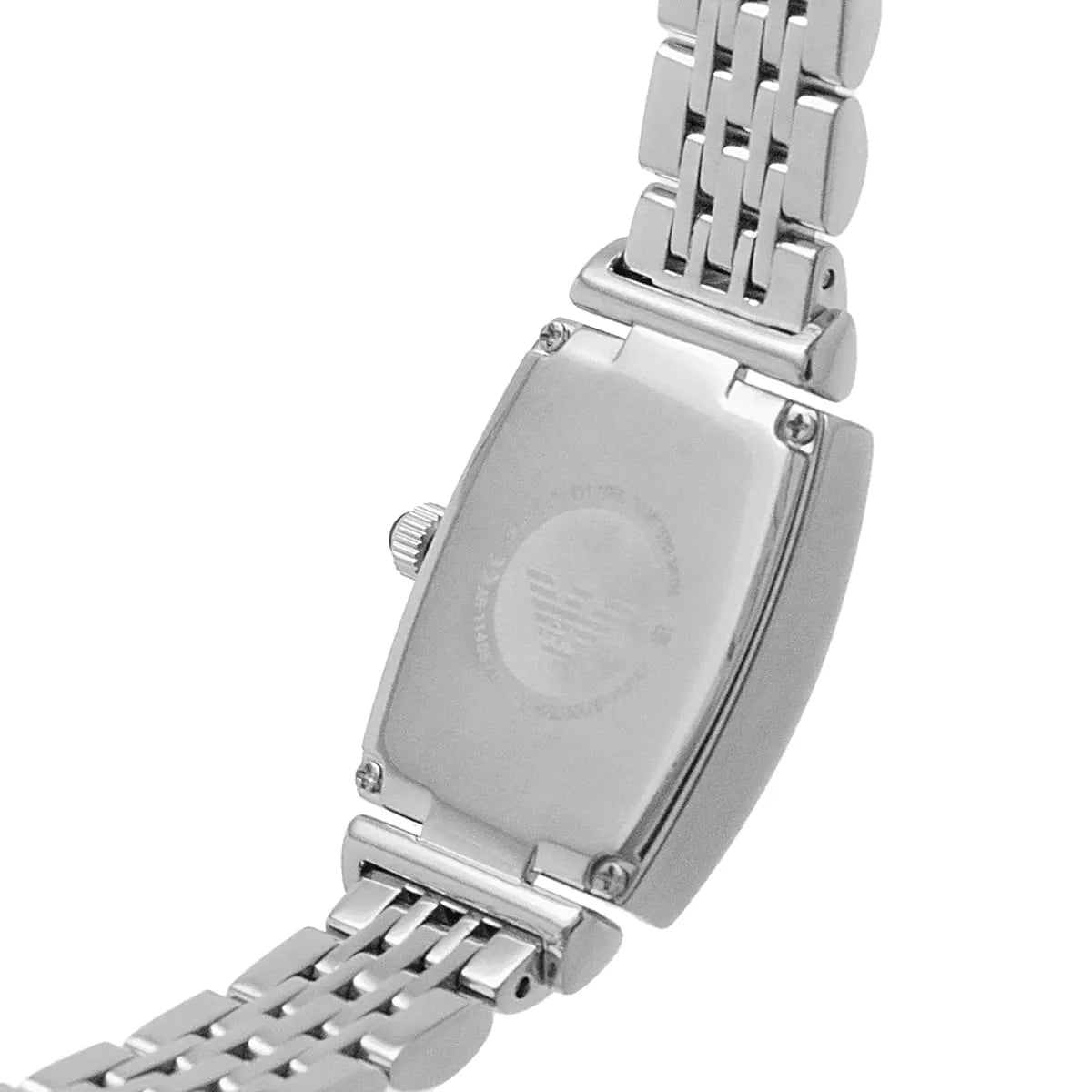 Emporio Armani Gianni T-Bar Quartz Crystal White Dial Ladies Watch AR11405