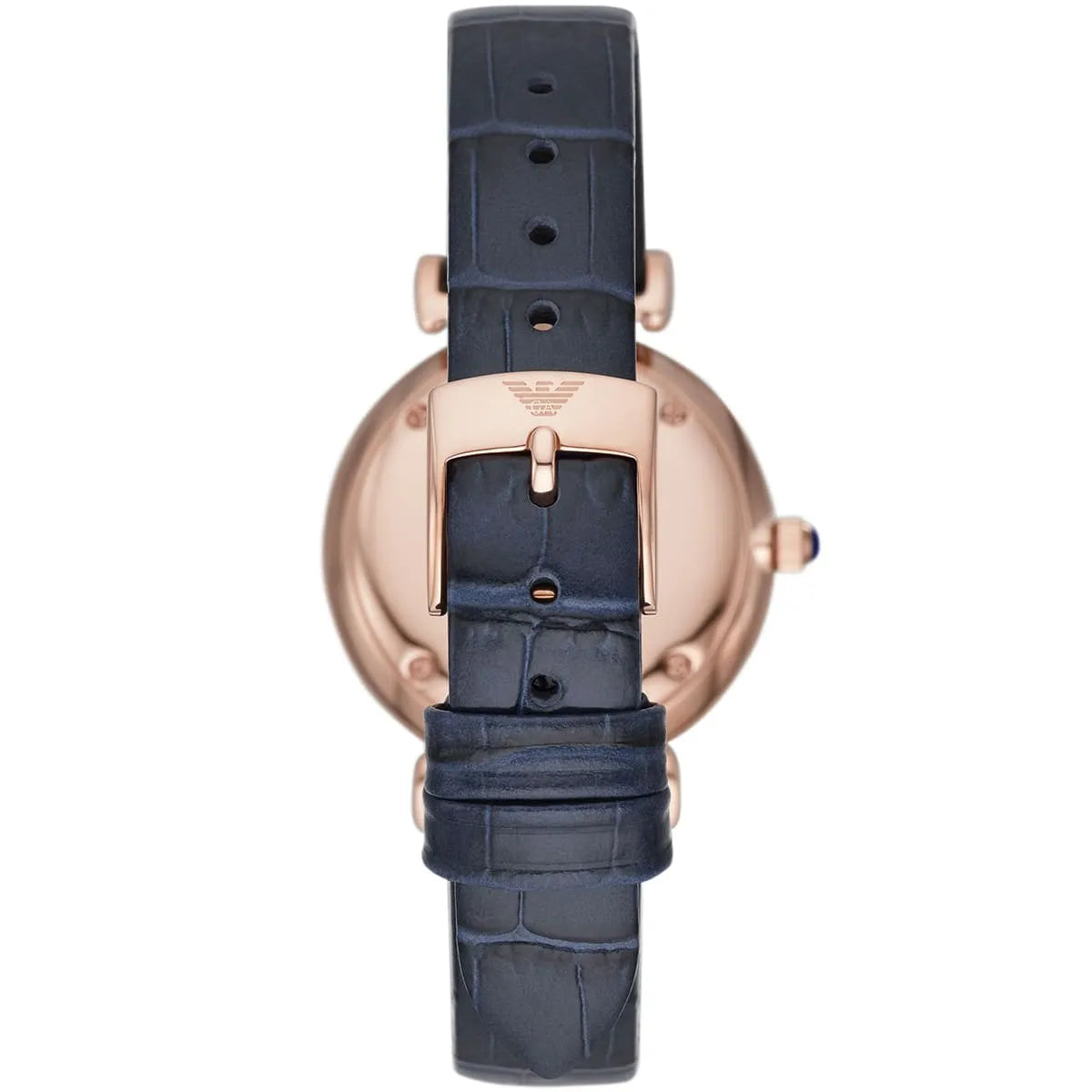 Emporio Armani Gianni T-Bar Quartz Blue Dial Ladies Watch AR11424