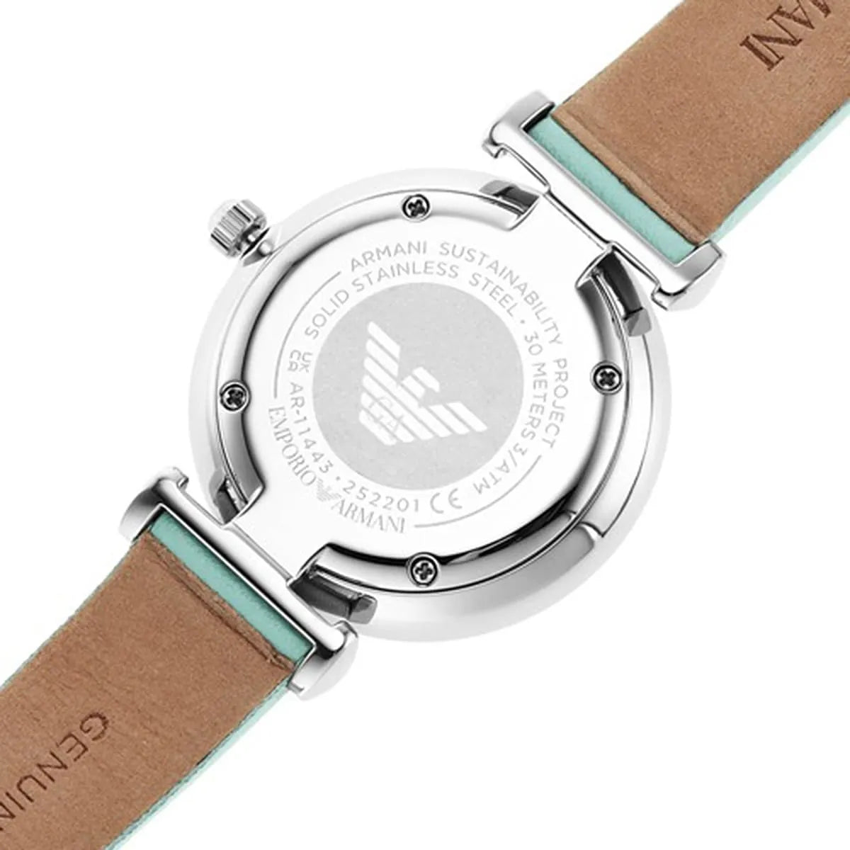 Emporio Armani Gianni T-Bar Analog Silver Dial Women's Watch-Ar11443 AR11443 - Image 6