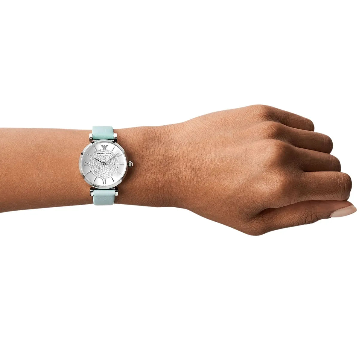 Emporio Armani Gianni T-Bar Analog Silver Dial Women's Watch-Ar11443 AR11443 - Image 8